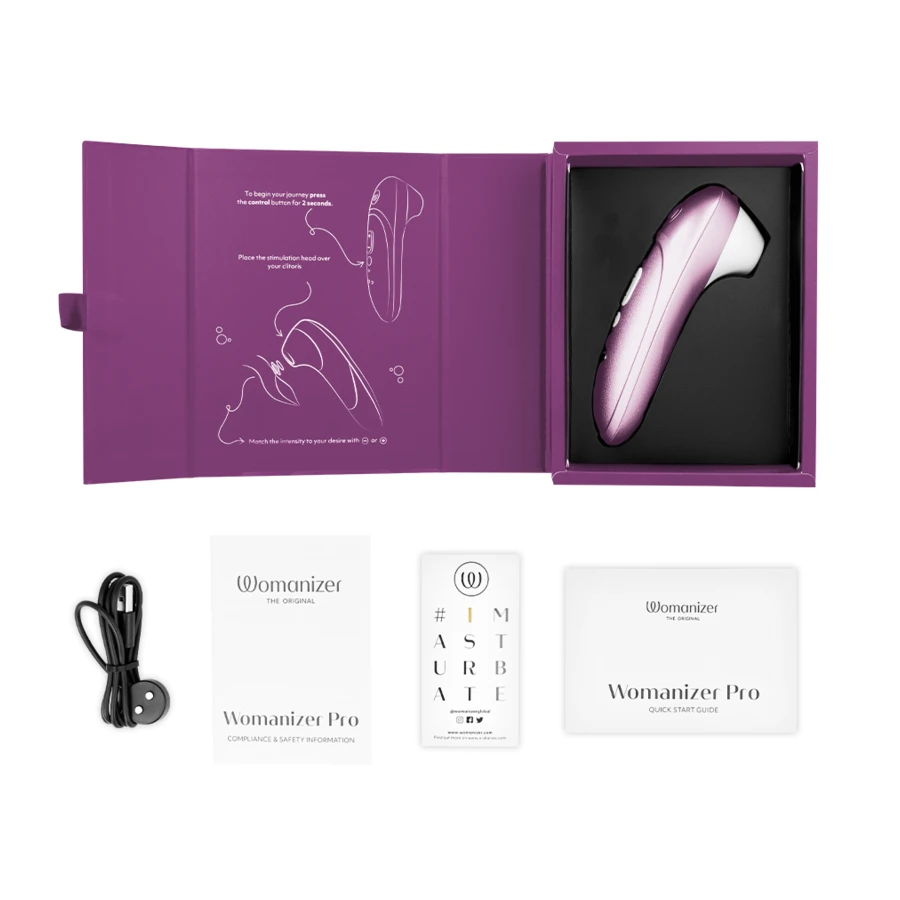 WOMANIZER - PRO VIBRANT CLITORIAL STIMULATOR LILAC
